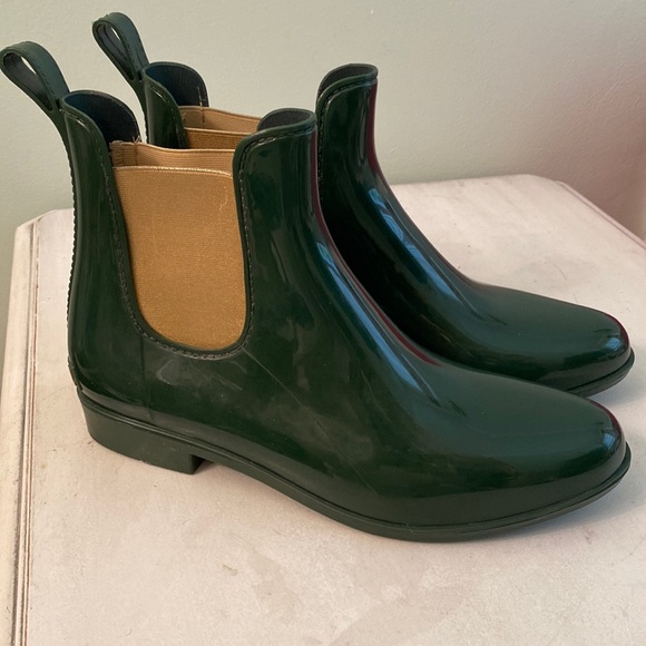 Lauren Ralph Lauren green rain booties - Picture 1 of 16